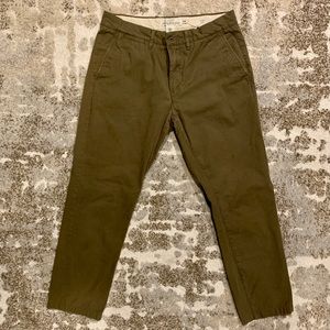 H&M Army fatigue slim-fit chinos - 32x30